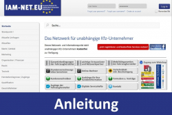 Bild: IAM-NET.EU Die Anleitung soll Ihnen den Umgang mit unserem Portal erleichtern