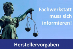 Teaser Herstellervorgaben informieren
