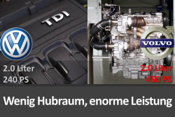 © Volkswagen, Volvo, Montage: IAM-NET.EU