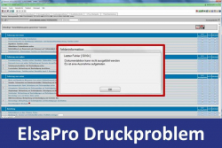 ElsaPro Druckproblem